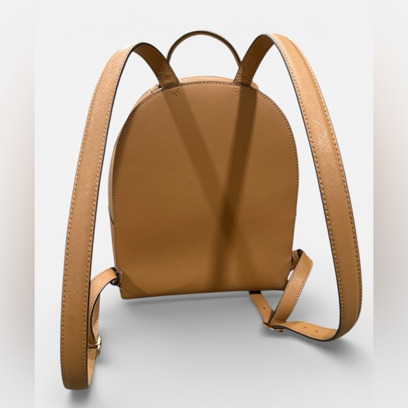 Tory Burch Emerson backpack purse. Tan. - Picture 3 of 6